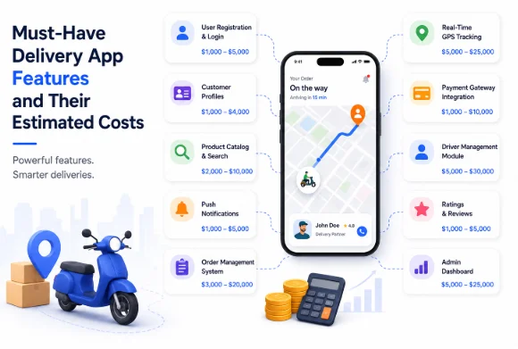 Must-Have Delivery App Features and Their Estimated Costs