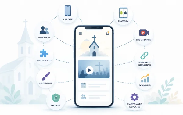 What Determines the Cost of Church App Development