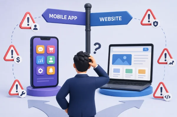 Common Mistakes Made By Businesses When Deciding Between Mobile And Web Apps