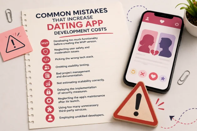 Common Mistakes That Increase Dating App Development Costs
